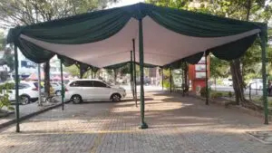 Kanopi hijau untuk area luar ruang