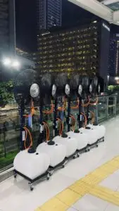Deretan pendingin portabel untuk kebutuhan acara